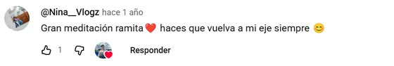 Comentario real en YouTube de @Nina__Vlogz